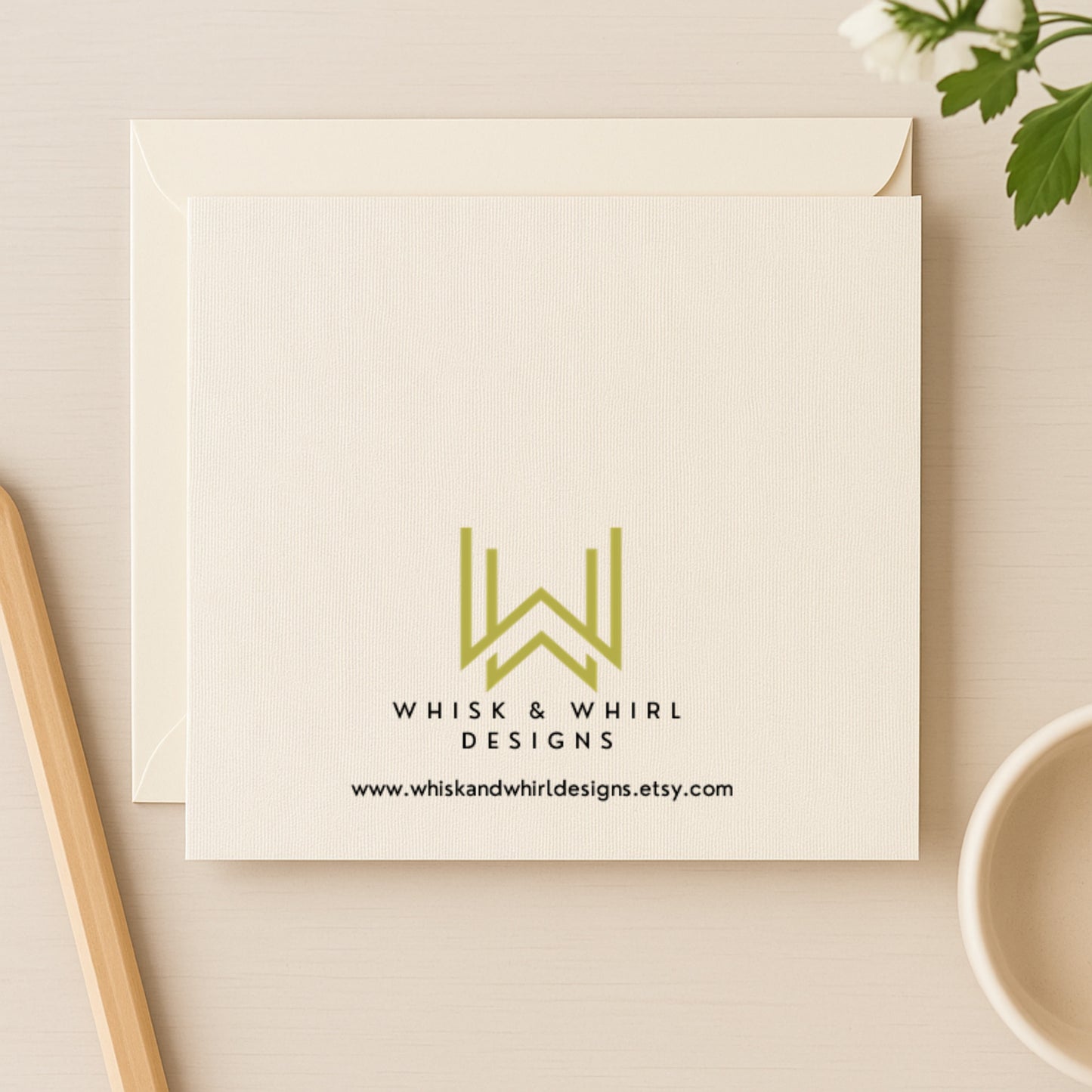 Personalised Wedding Thank You Card — Luxury Linen