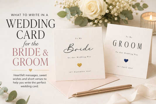 What to Write in a Wedding Card for the Bride and Groom