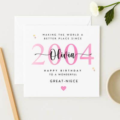 For Great Niece