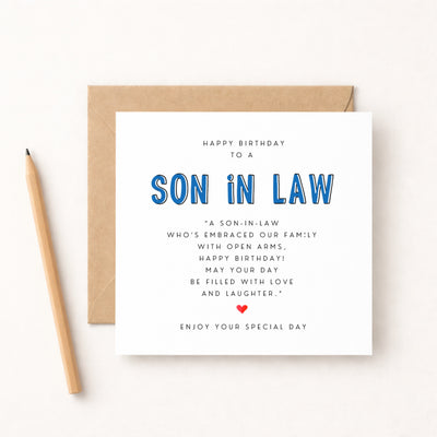 For Son in Law