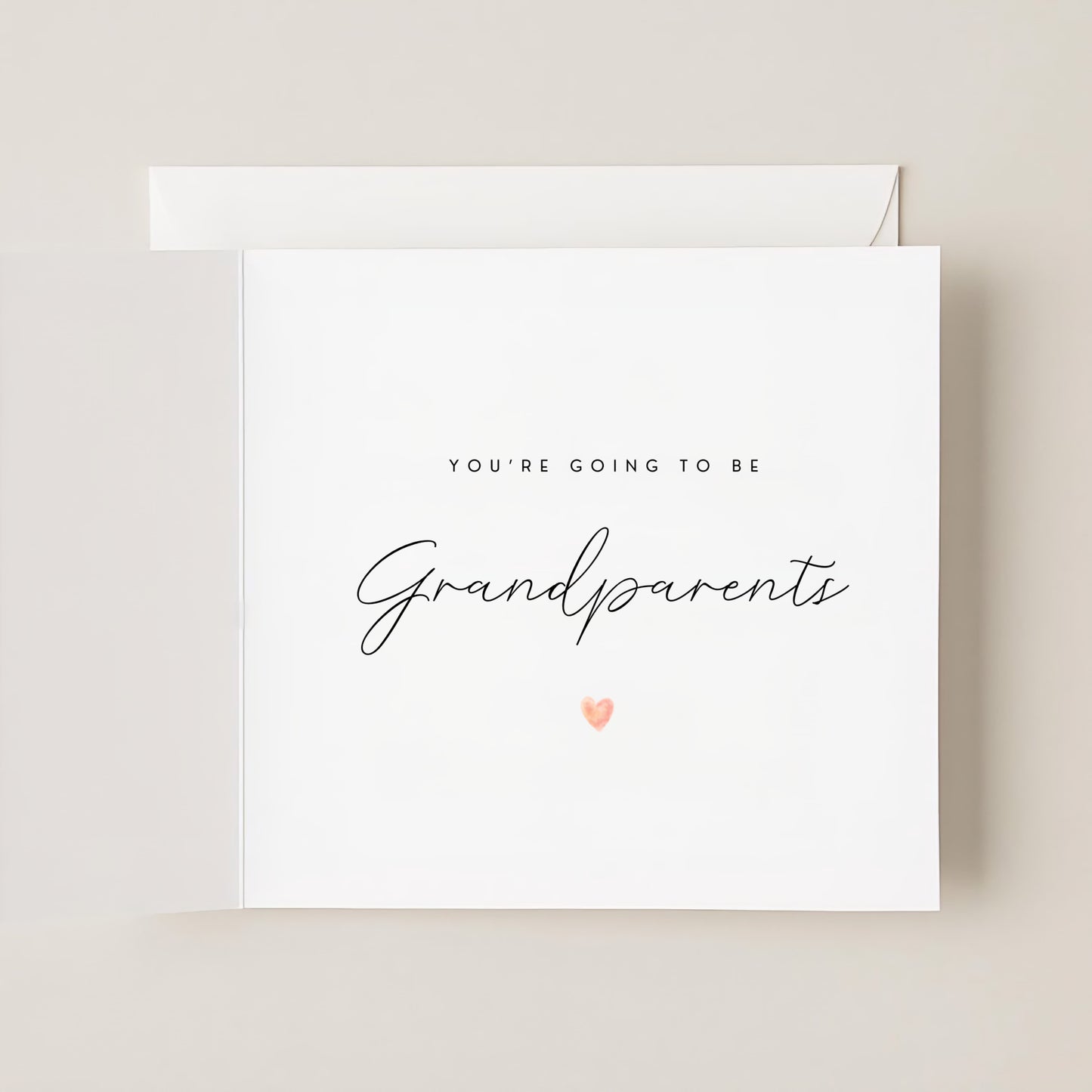 Little Secret Pregnancy Announcement Card