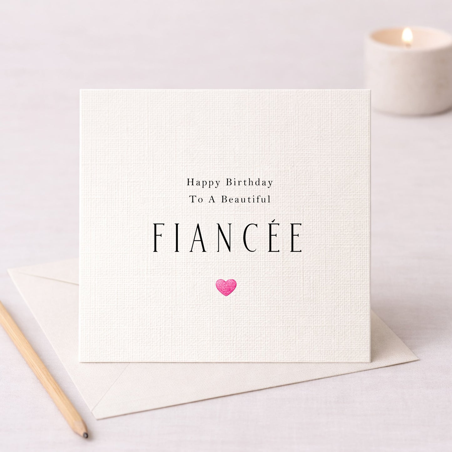 Happy Birthday to a Beautiful Fiancée – Card