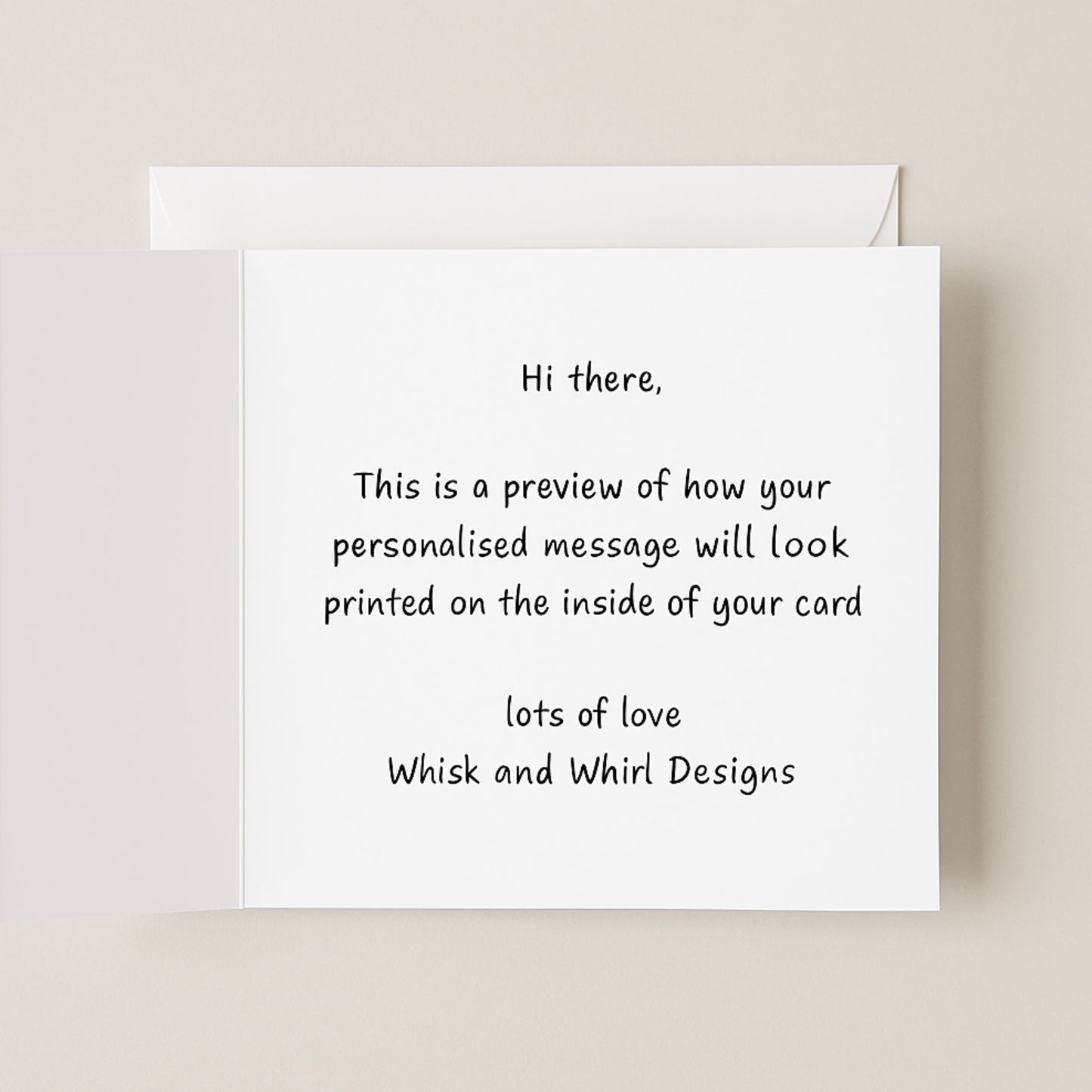 Personalised Daughter Birthday Card – Crochet Heart Design